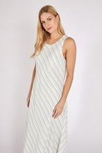 Load image into Gallery viewer, MARLOW COMO LINEN DRESS COASTAL STRIPE

