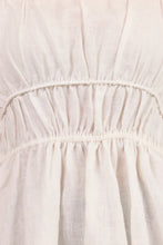 Load image into Gallery viewer, COMING SOON | STORIES BE TOLD CONTEXT IVORY LINEN RELAXED SLEEVELESS TOP
