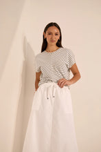 Load image into Gallery viewer, MARLOW CASCADE SKIRT CHALK
