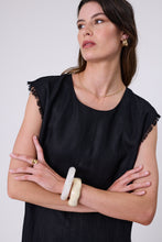 Load image into Gallery viewer, MARLOW COSTA LINEN DRESS BLACK
