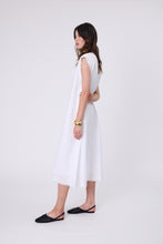 Load image into Gallery viewer, MARLOW COSTA LINEN DRESS WHITE
