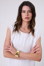 Load image into Gallery viewer, MARLOW COSTA LINEN DRESS WHITE
