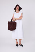 Load image into Gallery viewer, MARLOW COSTA LINEN DRESS WHITE
