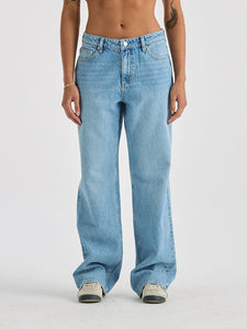 LEE MID BAGGY JEAN SKYLINE BLUE