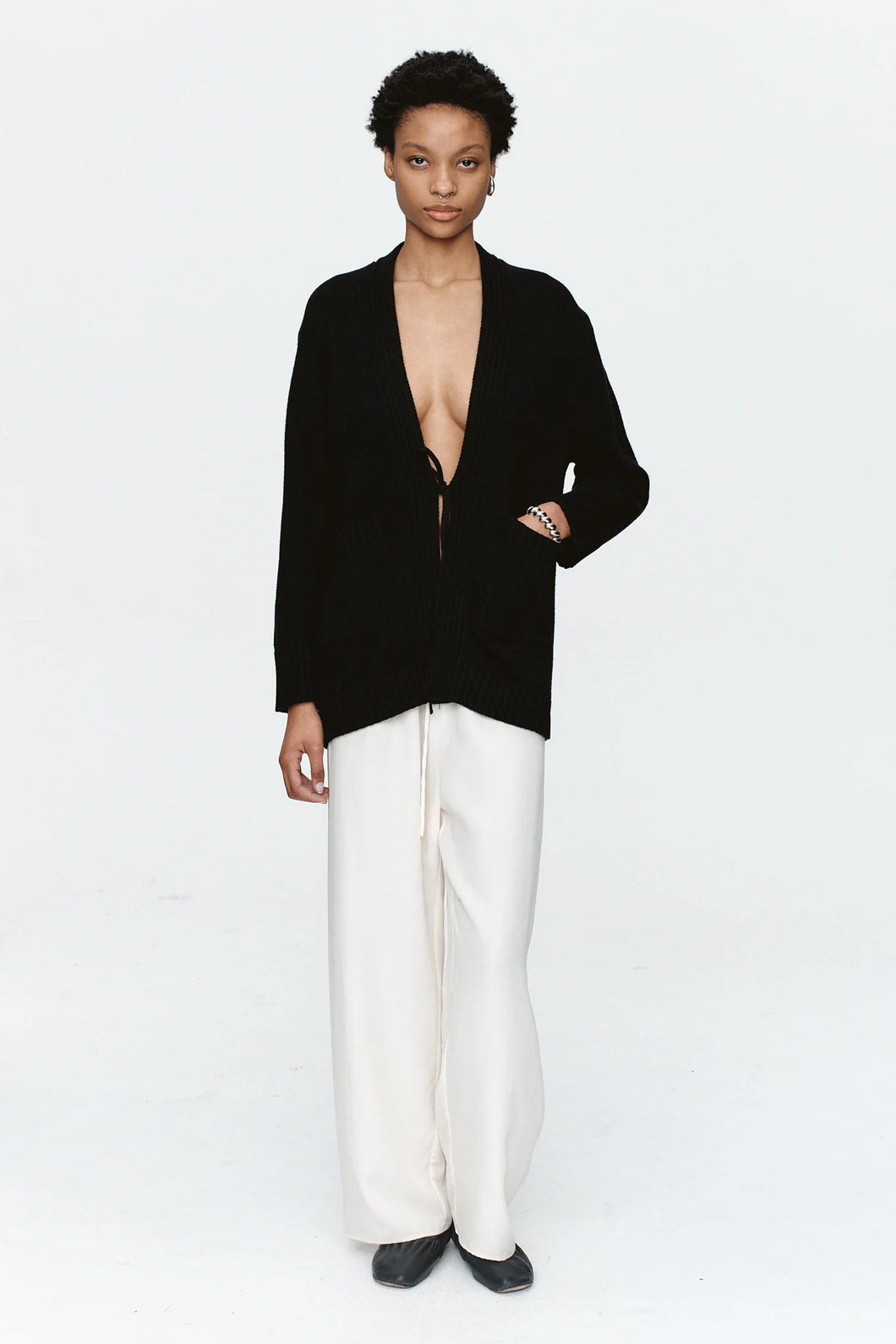 MARLE DITA CARDIGAN BLACK