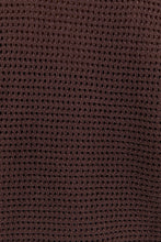 Load image into Gallery viewer, RE:UNION DAWN DARK CHOCOLATE CROCHET KNIT JUMPER
