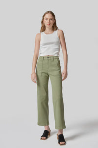 DRICOPER MARFA TROUSER OIL GREEN