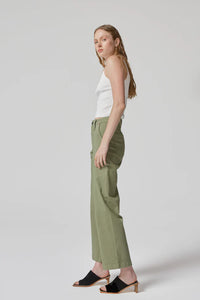 DRICOPER MARFA TROUSER OIL GREEN