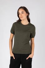 Load image into Gallery viewer, MARLOW MERINO KNIT TEE KHAKI
