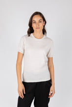 Load image into Gallery viewer, MARLOW MERINO KNIT TEE IVORY
