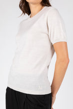 Load image into Gallery viewer, MARLOW MERINO KNIT TEE IVORY
