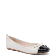Load image into Gallery viewer, KATHRYN WILSON AUDREY BALLET STONE CALF/BLACK PATENT
