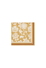 Load image into Gallery viewer, KAREN WALKER ANIMAL KINGDOM CLASSIC SILK SCARF OCHRE
