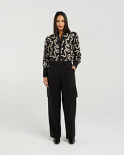 Load image into Gallery viewer, ET ALIA CECELIA SHIRT MIDNIGHT WAVES
