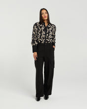 Load image into Gallery viewer, ET ALIA CECELIA SHIRT MIDNIGHT WAVES
