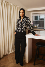 Load image into Gallery viewer, ET ALIA CECELIA SHIRT MIDNIGHT WAVES

