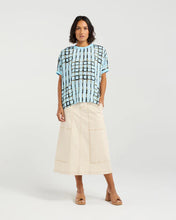 Load image into Gallery viewer, ET ALIA BREA TOP SKYLINE PLAID

