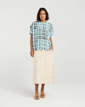 Load image into Gallery viewer, ET ALIA BREA TOP SKYLINE PLAID
