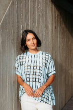 Load image into Gallery viewer, ET ALIA BREA TOP SKYLINE PLAID
