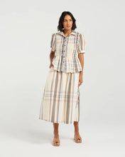 Load image into Gallery viewer, ET ALIA RUBY BLOUSE SUNSET PLAID
