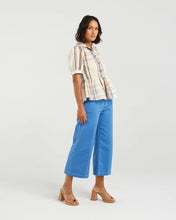 Load image into Gallery viewer, ET ALIA RUBY BLOUSE SUNSET PLAID

