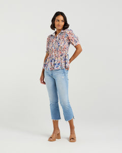 ET ALIA RUBY BLOUSE POPPY PATCH