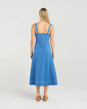 Load image into Gallery viewer, ET ALIA AVA DRESS FRENCH INDIGO
