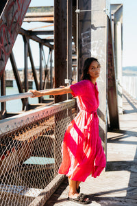 ET ALIA MIRANDA DRESS ROSE