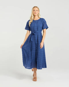 ET ALIA MIRANDA DRESS LAGOON