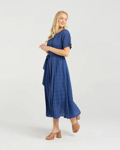 ET ALIA MIRANDA DRESS LAGOON
