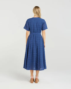 ET ALIA MIRANDA DRESS LAGOON
