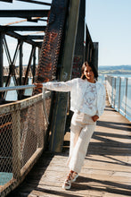 Load image into Gallery viewer, ET ALIA SKYLAR BOMBER IVORY FLORALS
