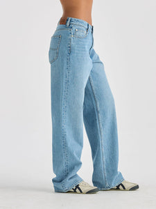 LEE MID BAGGY JEAN SKYLINE BLUE