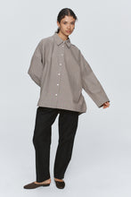Load image into Gallery viewer, MARLE EDIE SHIRT CHOCOLATE STRIPE
