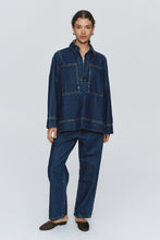 Load image into Gallery viewer, MARLE ELKA SHIRT WASHED INDIGO
