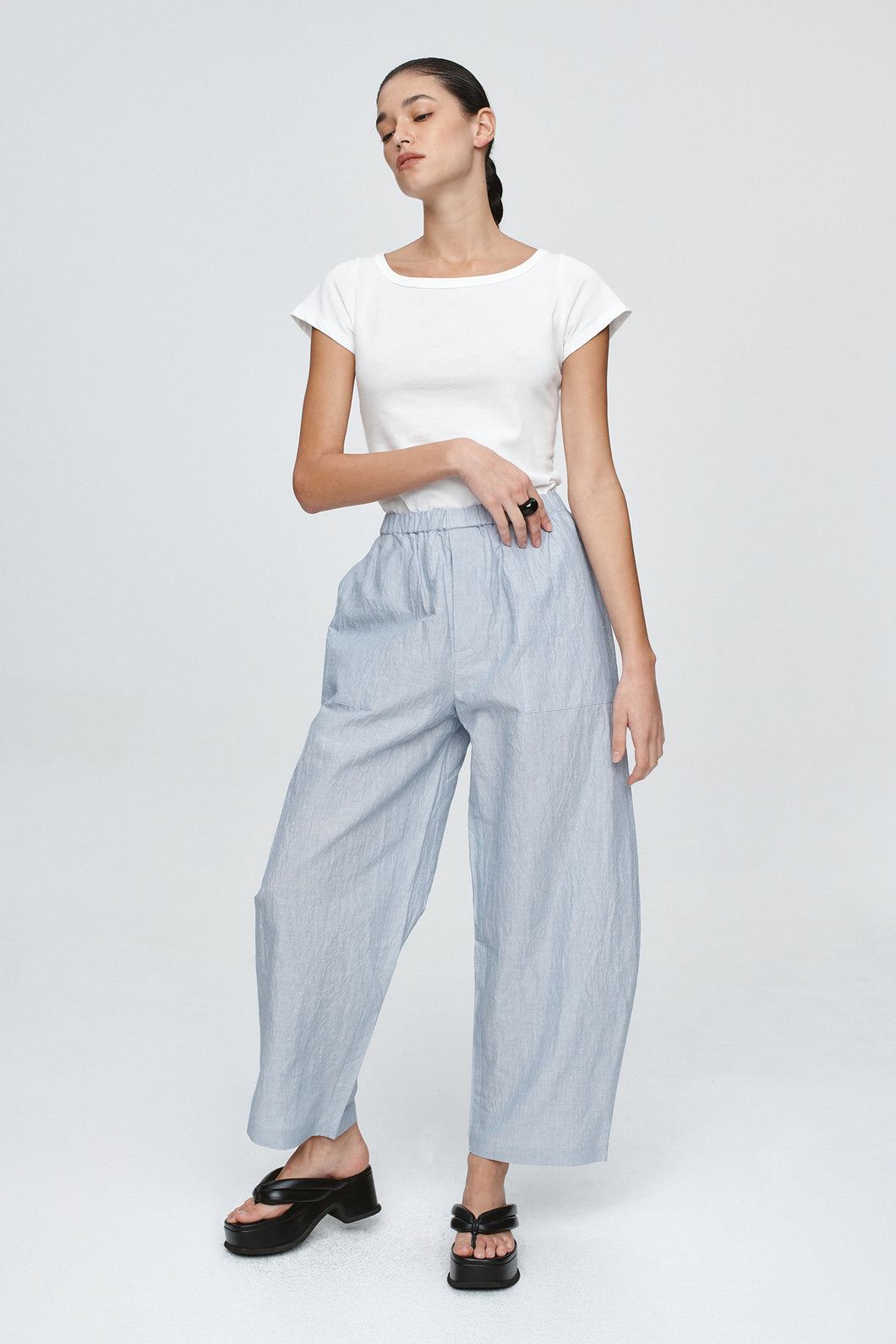 MARLE ELLIDY PANT BLEU STRIPE