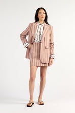Load image into Gallery viewer, TUESDAY PARIS BLAZER ROSEWOOD STRIPE
