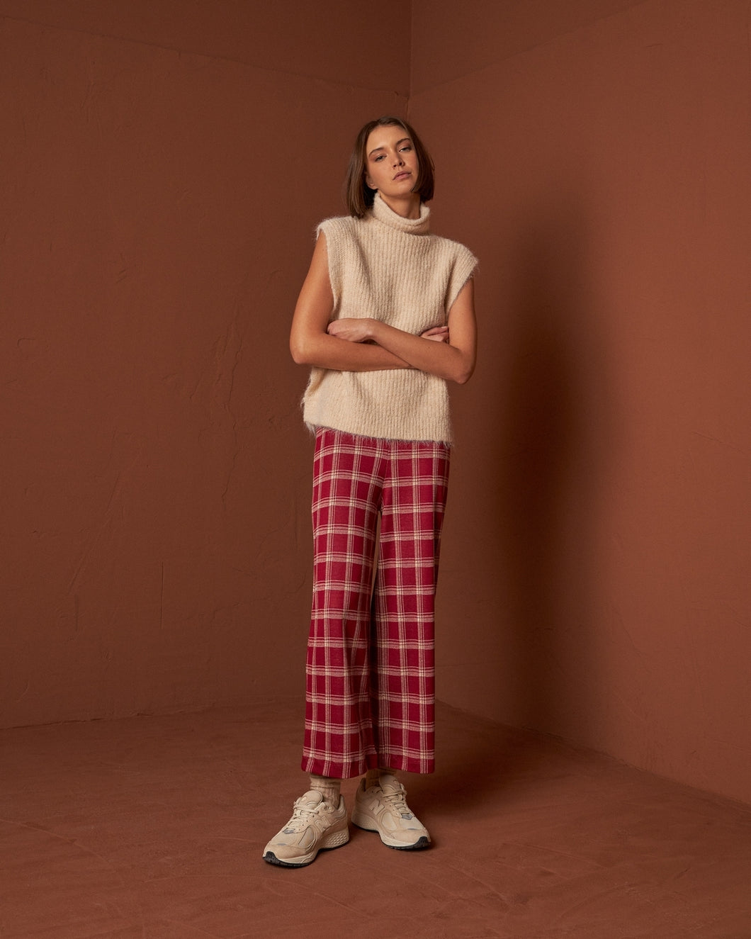 INDI & COLD BEAU TROUSER VINO