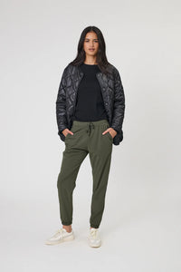 MARLOW ECHO RIB LONG SLEEVE BLACK