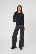 Load image into Gallery viewer, MARLOW ECHO RIB LONG SLEEVE BLACK
