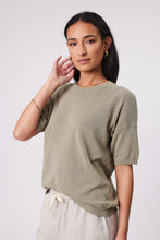 Load image into Gallery viewer, MARLOW EDEN KNIT TEE LIGHT KELP
