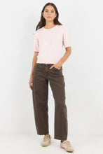 Load image into Gallery viewer, STORIES BE TOLD EDITION BLUSH CREW NECK CASHMERE BLEND KNIT TEE
