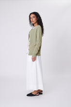 Load image into Gallery viewer, MARLOW EMBER CARDIGAN CELERY
