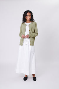 MARLOW EMBER CARDIGAN CELERY