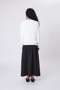 MARLOW EMBER CARDIGAN CHALK