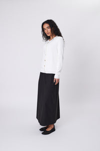 MARLOW EMBER CARDIGAN CHALK