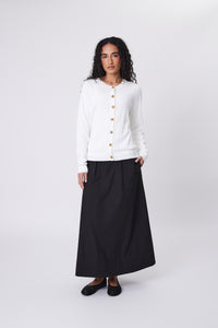 MARLOW EMBER CARDIGAN CHALK
