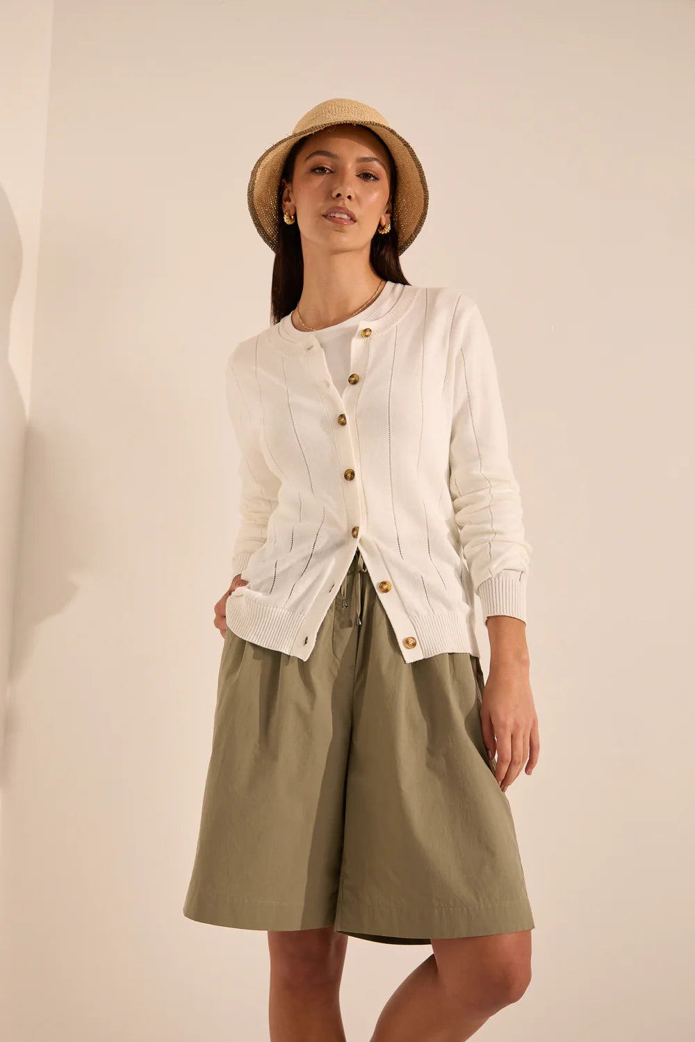 MARLOW CASCADE LONGLINE SHORT LAUREL