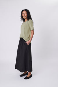 MARLOW EMBER KNIT TEE CELERY