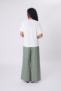 MARLOW EMBER KNIT TEE CHALK